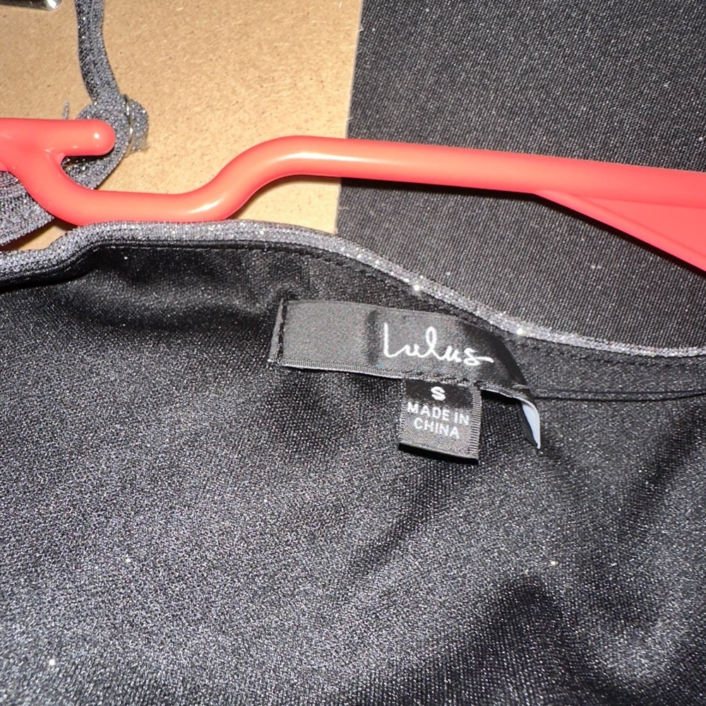 Sparkling Gray Spaghetti strap Dress - Picture 5 of 6